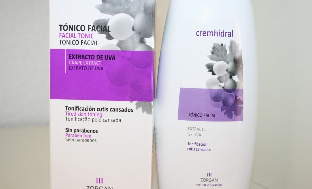 tónico facial de Zorgan