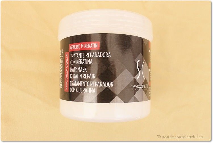 Mascarilla capilar generic m keratin Mascarilla capilar generic m keratin