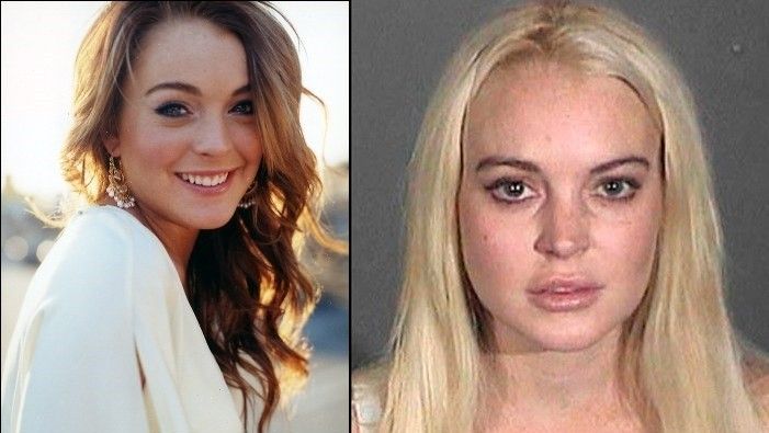 Lindsay Lohan antes y despues