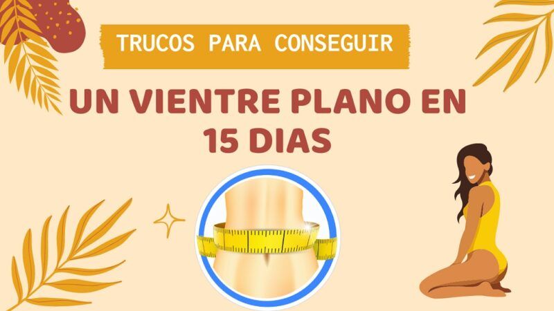 conseguir un vientre plano