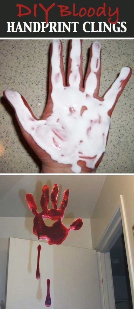 mano sangre halloween