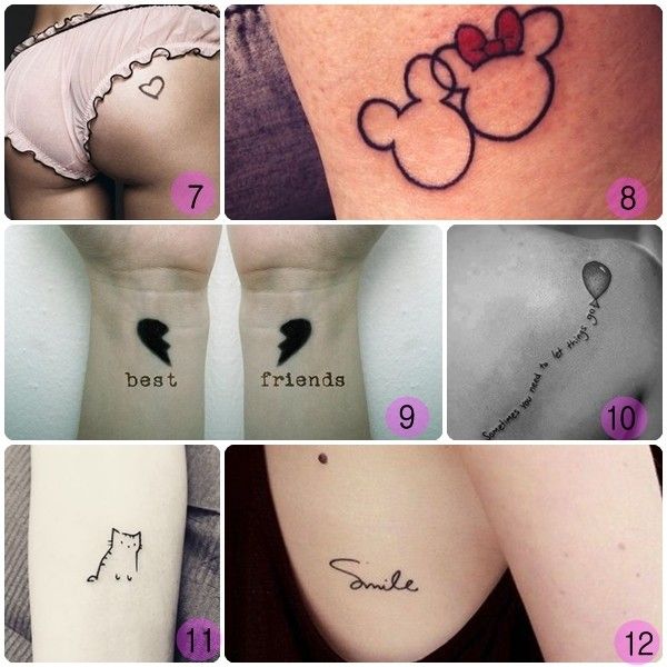 tatuajes pequeños para mujeres