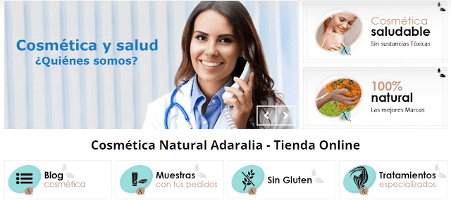 COSMETICA SALUDABLE Y NATURAL ADARALIA
