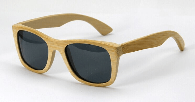 gafas de madera bamboo