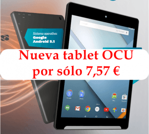 tablet de la Ocu