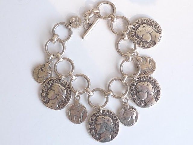 pulseras de plata cuchichuchi monedas Cesar
