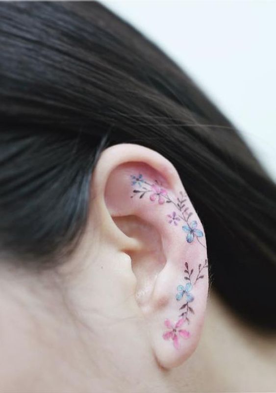 tatuaje-helix-flores