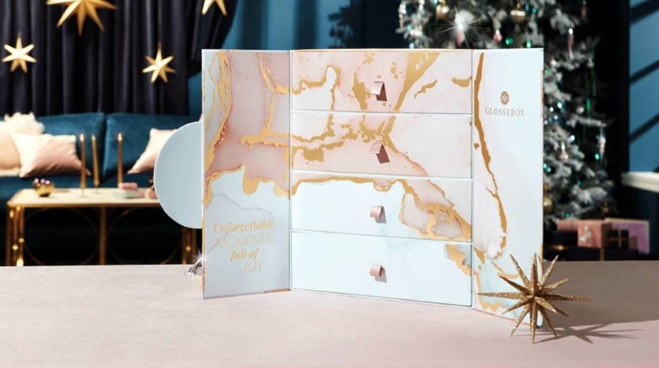 interior calendario adviento GlossyBox 2021