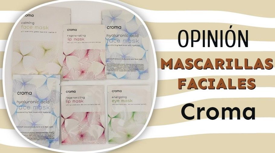 mascarillas faciales Croma