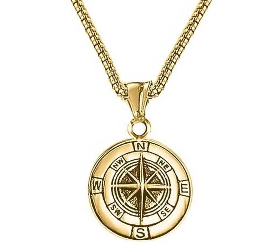 joyas waterproof colgante brujula