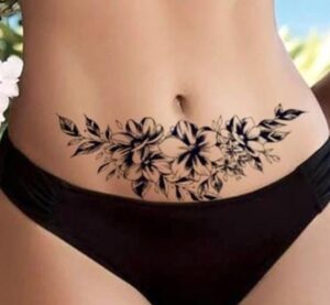 tatuaje para tapar cesárea horizontal