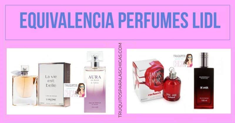 perfumes lidl equivalencias