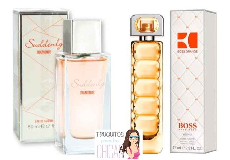 Suddenly Diamonds y su clon Hugo Boss Orange Woman