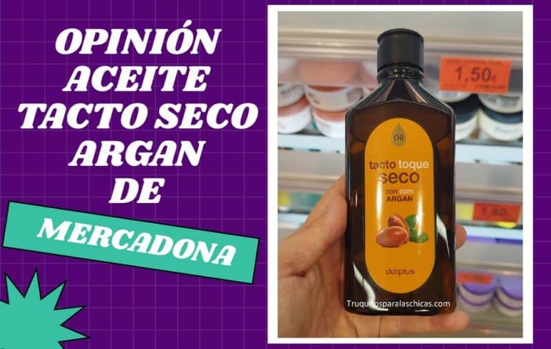 aceite tacto toque seco de Mercadona