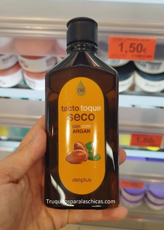 Mercadona ha reformulado el aceite de argán tacto toque seco