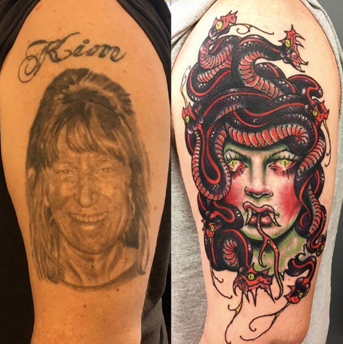 cover up para tapar rostro mujer tatuado