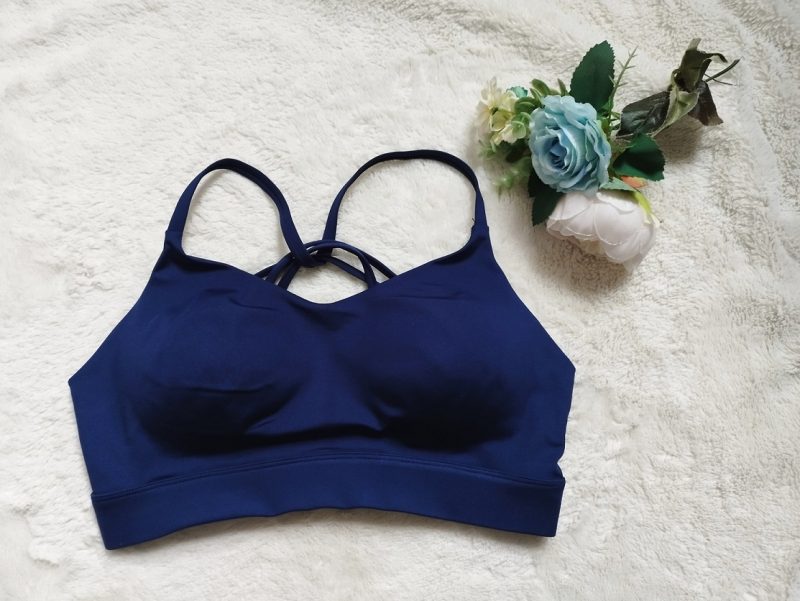 sujetador deportivo hunkemoller color azul