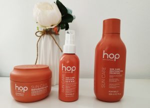 la gama naranja de montibello para el cabello